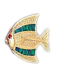 CleverEves 14K White Gold Created Opal Pendant 17.4 - Gram(s)
