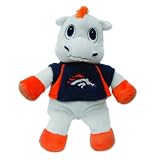 Pack of 2 NFL Denver Broncos Plush Mascot Beanie Figures 8"