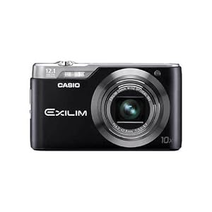 Casio Exilim EX-H5BK 12MP Digital Camera with 10x Zoom with CCD Shift Stabilization and 2.7 inch LCD (Black)