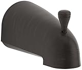 Kohler K-389-S-2BZ Devonshire 4 7/16-Inch Diverter Bath Spout with Slip-Fit Connection, Oil Rubbed B