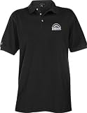 Colorado Rockies Black Classic Pique Stainguard Polo Shirt