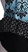 Flirty Aprons Aqua Damask Girl's Apron