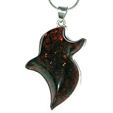 Amber Pendants with Chain Sterling Silver Jewelry 3 inches (pndt578)