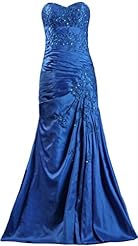 Sweetheart Applique Evening Dress/Mother-of-the-Bride Dress/Wedding Party Dress 