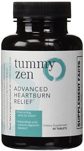 Tummyzen Advanced Heartburn Relief, Yale University Patented Formula, 40-count by Eli Nutrition Inc