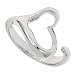 Sterling Silver Open Heart Ring