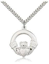 Claddagh Medal, Sterling Silver