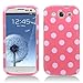 Pink Polka Dots Pattern Soft Candy Skin TPU Gel Case Cover For Samsung Galaxy S i9300