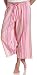 HUE Women's Imperfect Stripe Capri Pj Pant,White,Medium