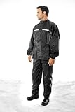IMAGE OF River Road High N Dry 2-Piece Rainsuit , Size: 2XL, Gender: Unisex, Size Segment: Adult, Color: Black/Gray 090214
