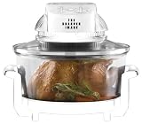 The Sharper Image White 8313MO Super Wave 12-1 2-Quart Countertop Oven - 1300-Watt