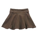 Haven Girl - Girls Roll Top Skirt, Aztec Brown