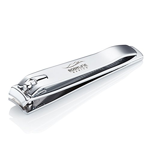 Best Nail Clippers - These Larger Size Clippers Are Great for Fingernails and Toenails - High Quality Stainless Steel, Precision Blades, Strong Spring Action with Extra Leverage Due to Larger Size, Make Clipping Your Nails Perfectly a Breeze - By Bodyline Basics