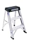 Werner 150B 300-Pound Duty Rating Aluminum Step Stool, 2-Foot