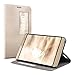 kwmobile Practical and chic FLIP COVER case with window and synthetic leather for Huawei MediaPad X2 7.0 in gold