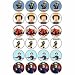from Fireman Sam Fireman Sam style Edible Wafer Paper Fairy/Cup Cake Toppers x 24 - Ideal for a Fireman Sam Birthday Party