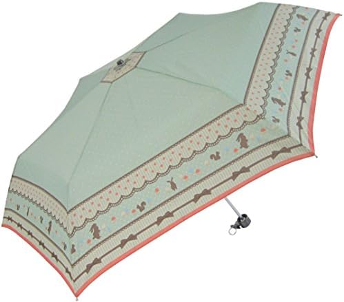 OKAMOTO TOKYO JAPAN Folding Umbrella 39inches Light Green