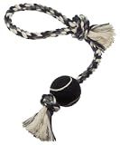 Castor & Pollux Red Rover Rope Toy With Handle & Tennis Ball, Navy, 3.6 Pound Bag