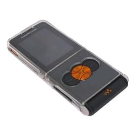 Shop4accessories Hard & Clear Crystal Skin Case for the Sony Ericsson W350i (TWIN PACK!)