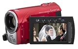 JVC Everio S GZ-MS100 Flash Memory Camcorder w/35x Optical Zoom (Red)