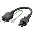 ELECOM �m�[�gPC�d���P�[�u��/3pin-2pin/0.2m T-PCM302