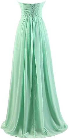 Miss Zala Women's Straps Chiffon Long Prom Dress Bridesmaid Dress Royal Blue S