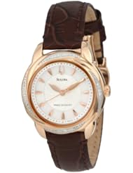 Bulova Womens 98R152 Precisionist Brightwater Leather strap Watch