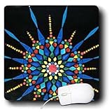 CherylsArt Mandala Art - Gemstone Mosaic Mandala - Mouse Pads