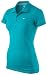 Nike Damen Tennis Polo Club Pique blau