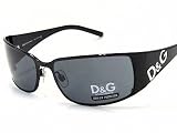Dolce & Gabbana 6010 D&G Black 01/87 Sunglasses Grey Lenses Size: 59-16-125