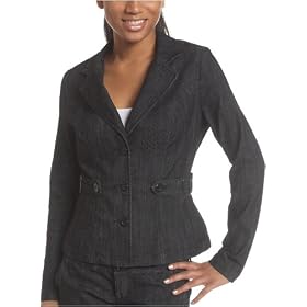 Buy Boom Boom Ladies Denim Button Front Blazer by Boom Boom