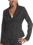 Boom Boom Women's Denim Button Front Blazer,Dark Rinse,Medium