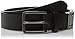 John Varvatos Men's Leather Belt with Tapered Tip
