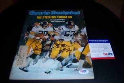 Rocky Bleier Steelers Psa/dna Signed Sports Illustrated - Autographed NFL Magazines