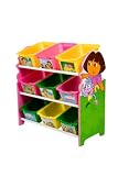 Delta Enterprise Nickelodeon Dora the Explorer 9-Bin Toy Organizer