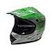 TMS® Youth Green Flame Motocross ATV Mx Off-road Dirt Bike Helmet DOT (Large)