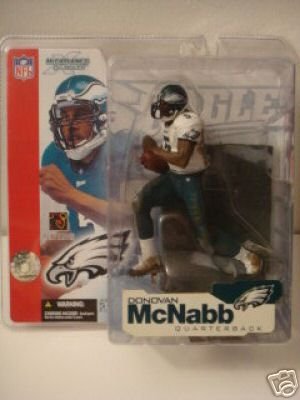 McFarlane NFL Series 4 Donavan McNabb in Philadelphia Eagles White Jersey Chase Variant Alternate Figure