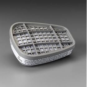3M 6002 Cartridges, for AG Acid Gas, White, for Series 6000 Respirator, (Pk 2) by 3M Co.