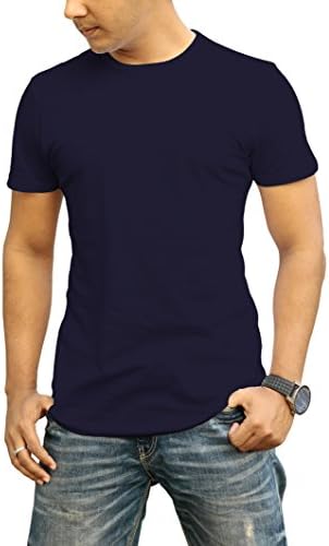 Makkha Traders Volcom T-shirt for men, Navy Blue, Medium