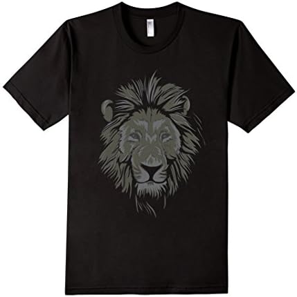 Men's Lion Design - Vintage T-Shirt XL Black