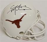 Colt McCoy Autographed/Hand Signed Texas Longhorns Riddell Mini Helmet