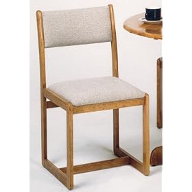 Home Elegance 101N Natural Side Chair Pack of 2 by Bar Stools