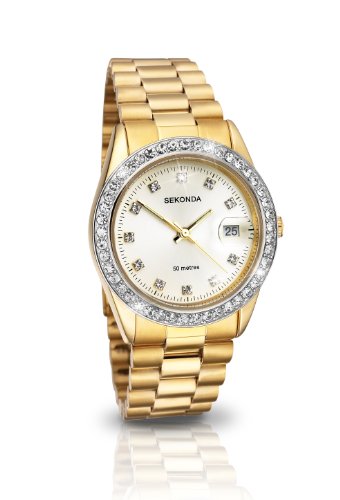 Sekonda Men's Gold Plated Bracelet Watch 3110.22