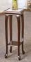 Cherry Finish Mable Top Plant Stand