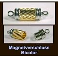 10 Magnetverschluss Bicolor f�r Ketten, Armb�nder, Verschluss Magnet Schmuckverschluss Schmuck Schmuckzubeh�r Zubeh�r