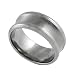 Titanium Comfort Band Ring w/ High Polished Finish