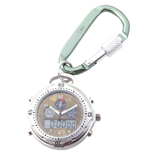 Coleman 40838 Analog and Digital Green Clip Watch « Buy Watch Online