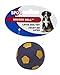 SPOT Latex Soccer Ball Dog Toy – 2in, Assorted Colors, Durable 100% Latex with Loud Squeaker, Fun Indoor & Outdoor Toy for Small Dogs & Puppies to Chase, Fetch, Chew & Play