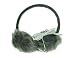 Sporto Graphite Faux Fur Ear Muff Headphones Headset for Electronic Devices Gift Ideas