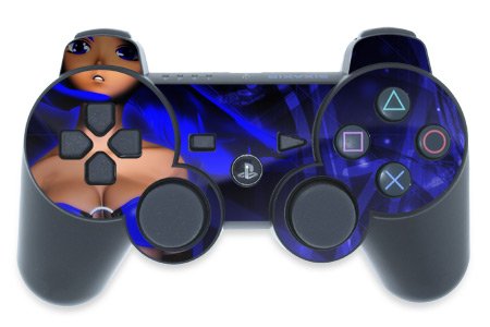Ghost In The Game (Blue) Design PS3 Playstation 3 Controller Protector Skin Decal Sticker